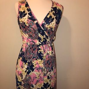 Paisley print dress